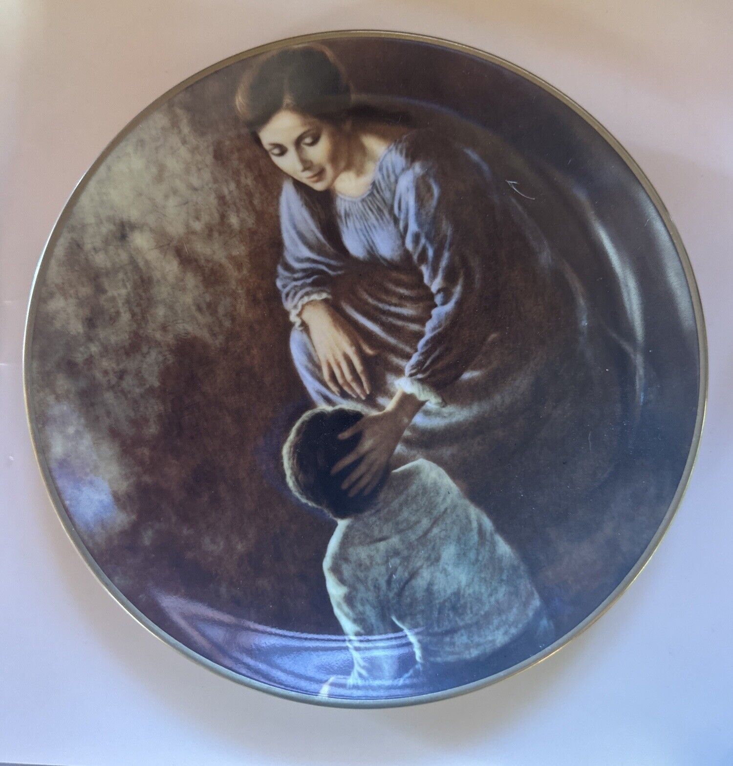 'Dear Child' Gorham Fine China Collector Plate 1974 Ltd Ed Art by Irene Spencer