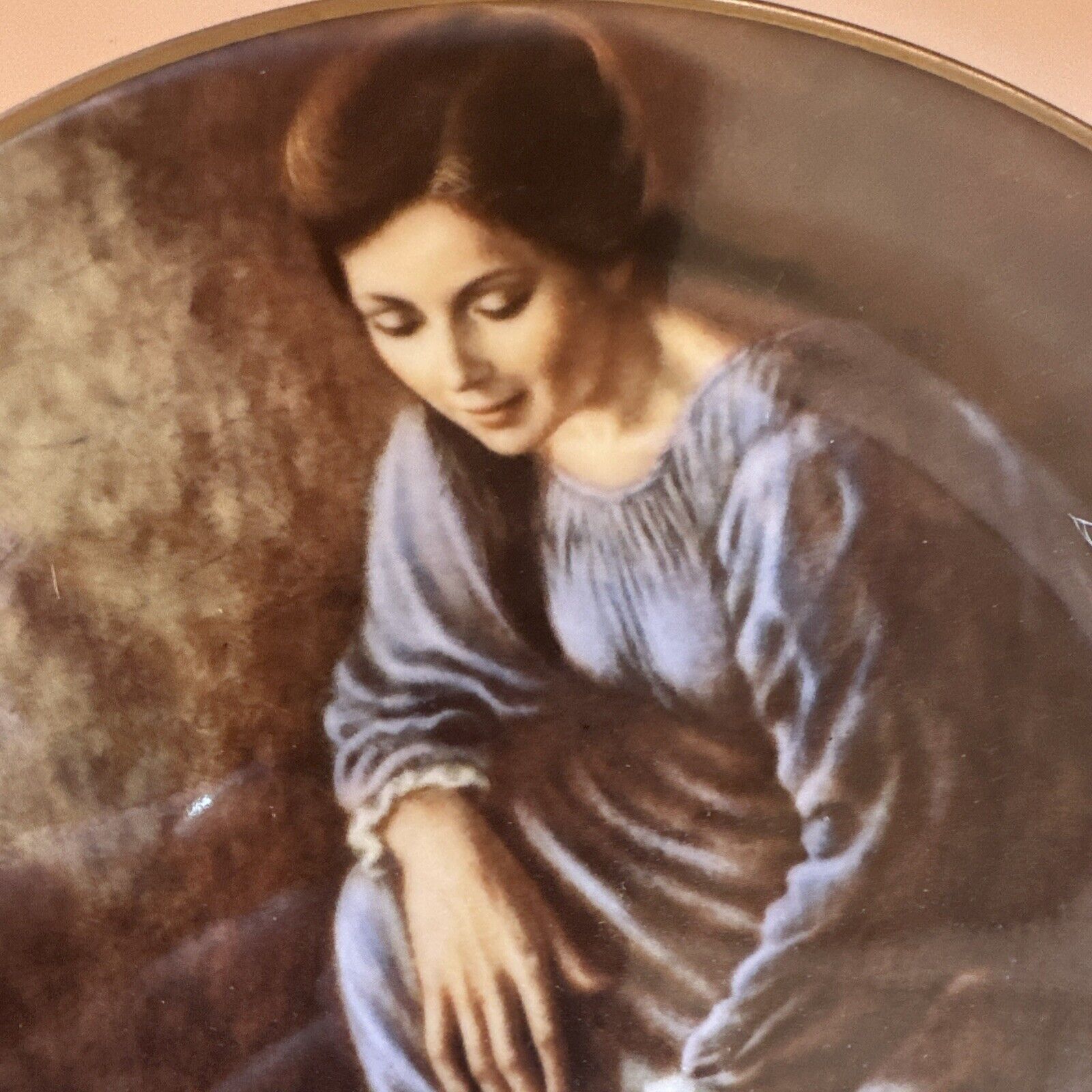 'Dear Child' Gorham Fine China Collector Plate 1974 Ltd Ed Art by Irene Spencer
