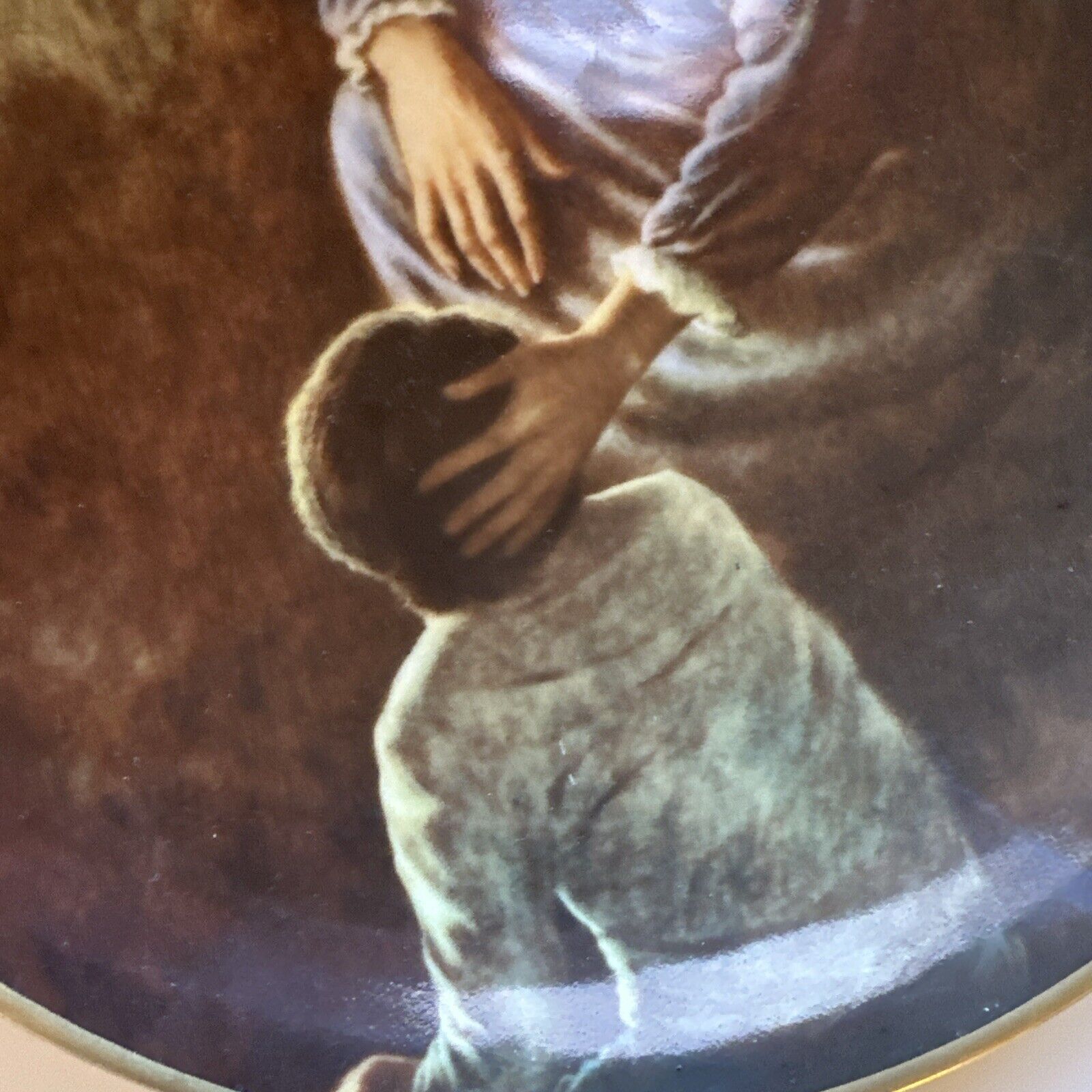 'Dear Child' Gorham Fine China Collector Plate 1974 Ltd Ed Art by Irene Spencer